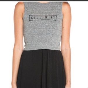 Brandy Melville Killin It Cropped Tank
